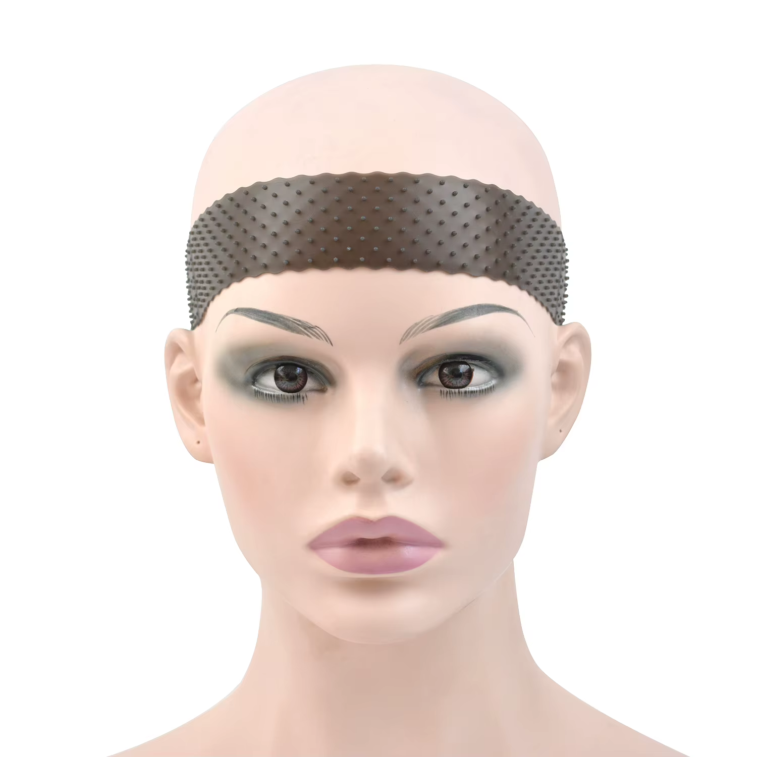 1 Bandeau en silicone antidérapant et extensible pour perruque, fixation sans couture pour perruques
