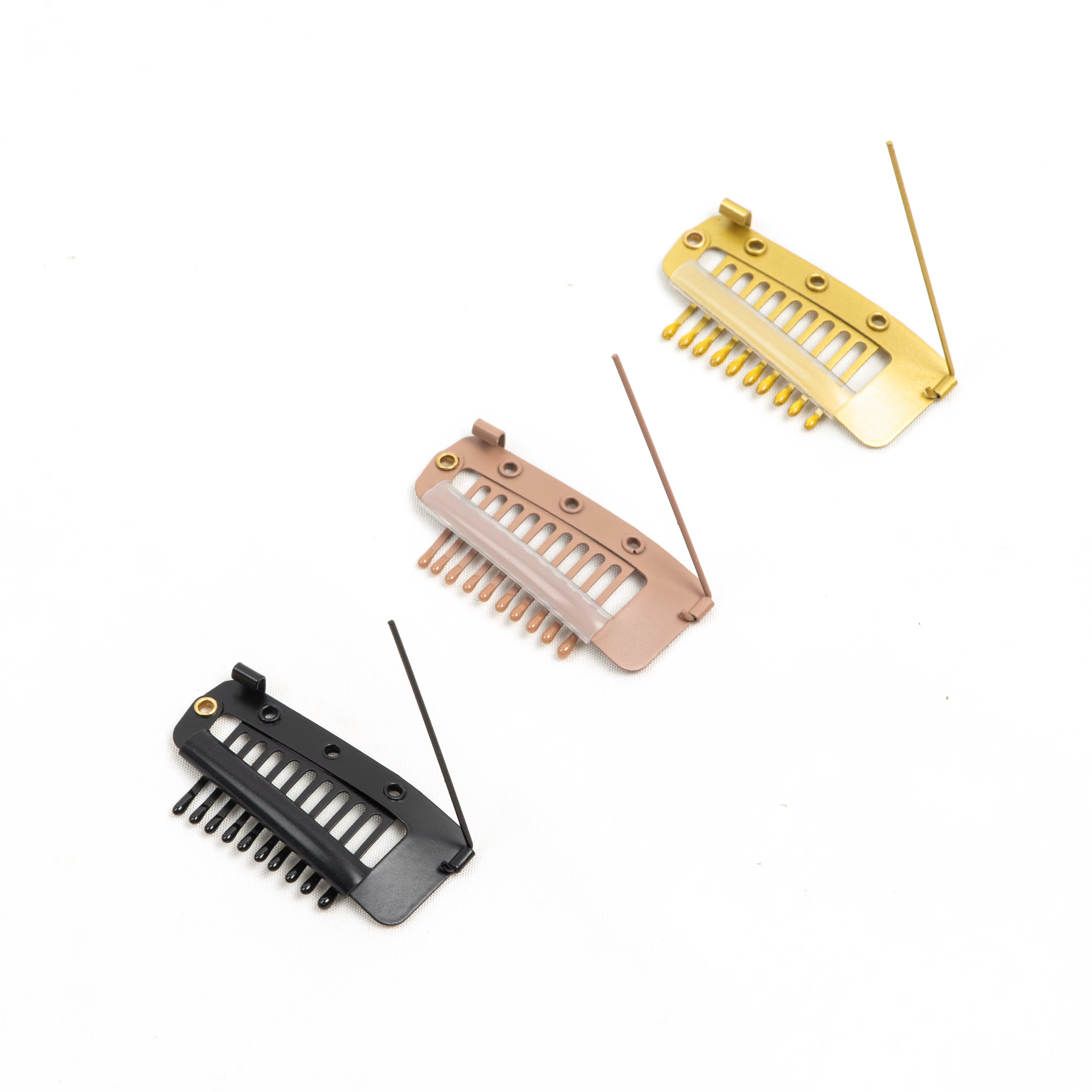 10 pièces/20 pièces/50 pièces pince dans l'extension de cheveux perruque Clips pour cheveux humains 