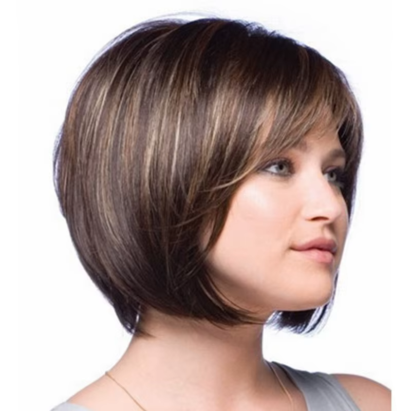 Nouvelles perruques Bob courtes droites perruques de cheveux humains vierges brésiliens perruques co