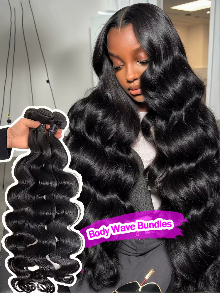 Extensions de Cheveux Humains Vierges Ondulés Non Traités Double Drawn Body Wave Raw 1 3 4 en Paquet