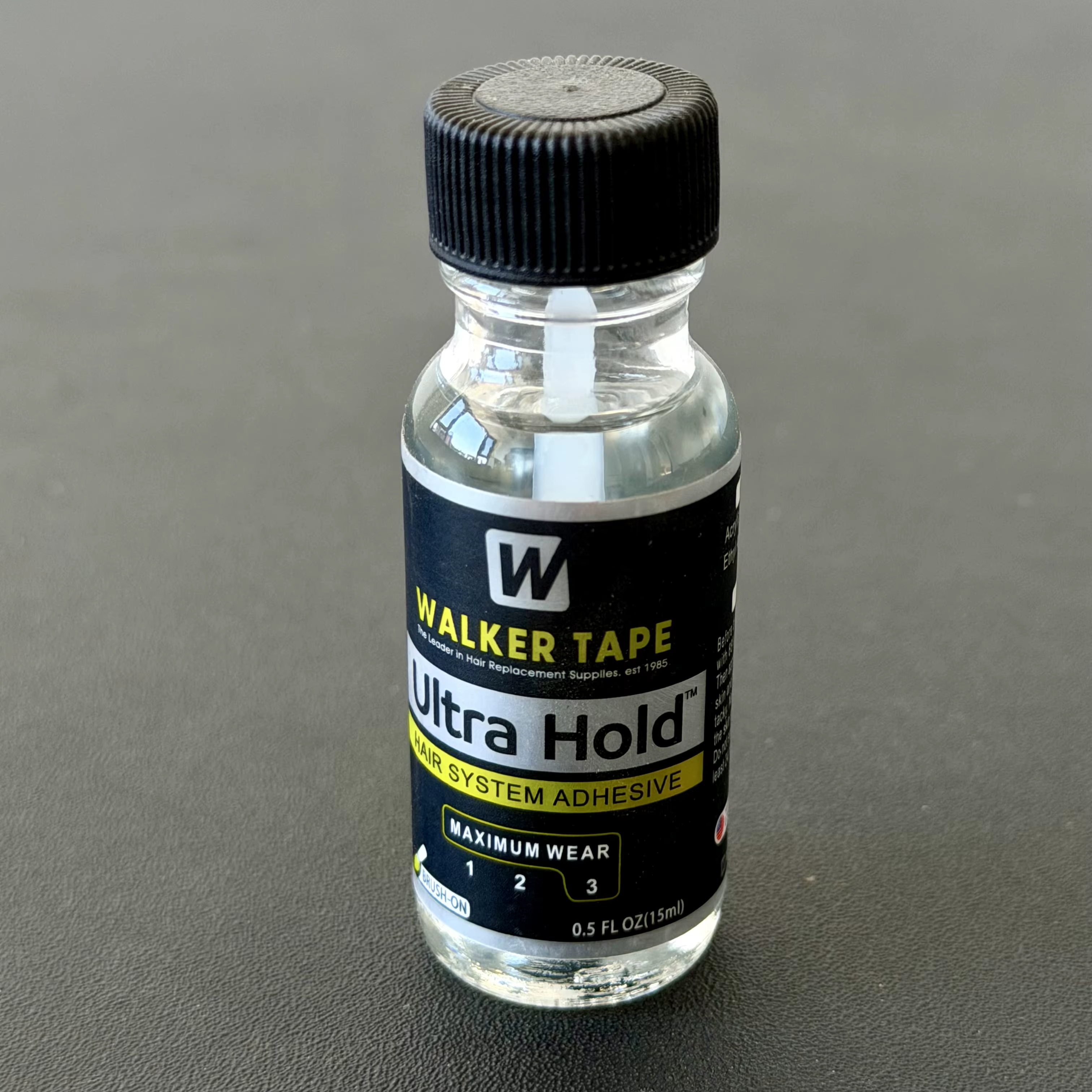 Colle pour perruques en dentelle Ultra Hold 0,5 oz/15 ml avec pinceau, adhésif imperméable Walker Ta