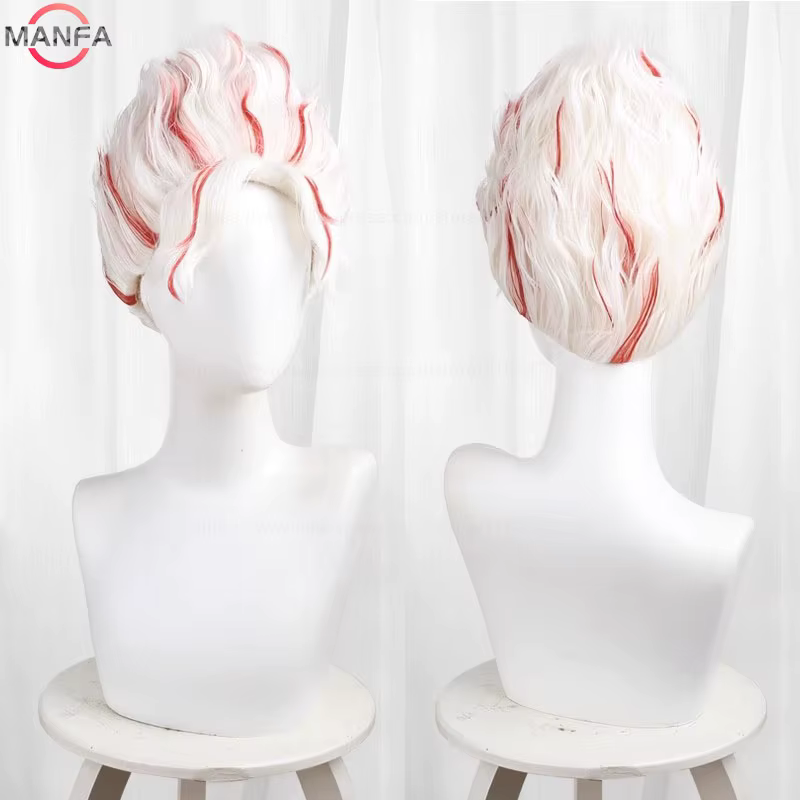 Haute qualité Momo Ayase Ekalun Cosplay perruque Anime Dandadan Cosplay court brun résistant à la ch