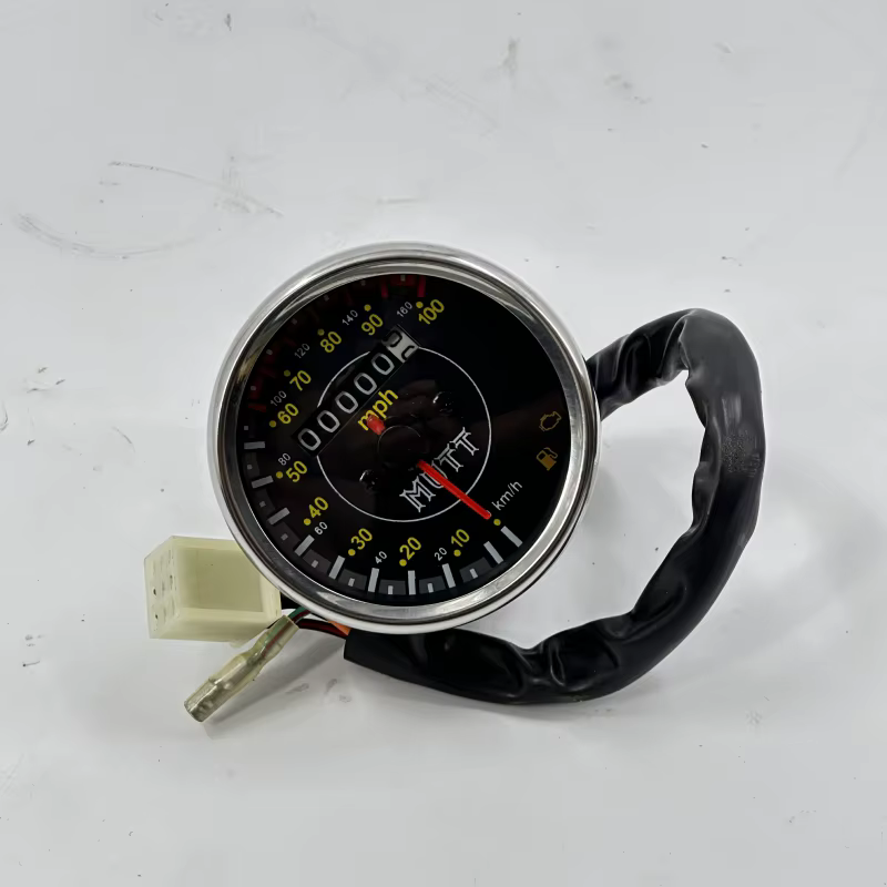 SPEEDOMETER de moto-chromé-MPH pour pièces d'origine de moto MUTT MPT-0280