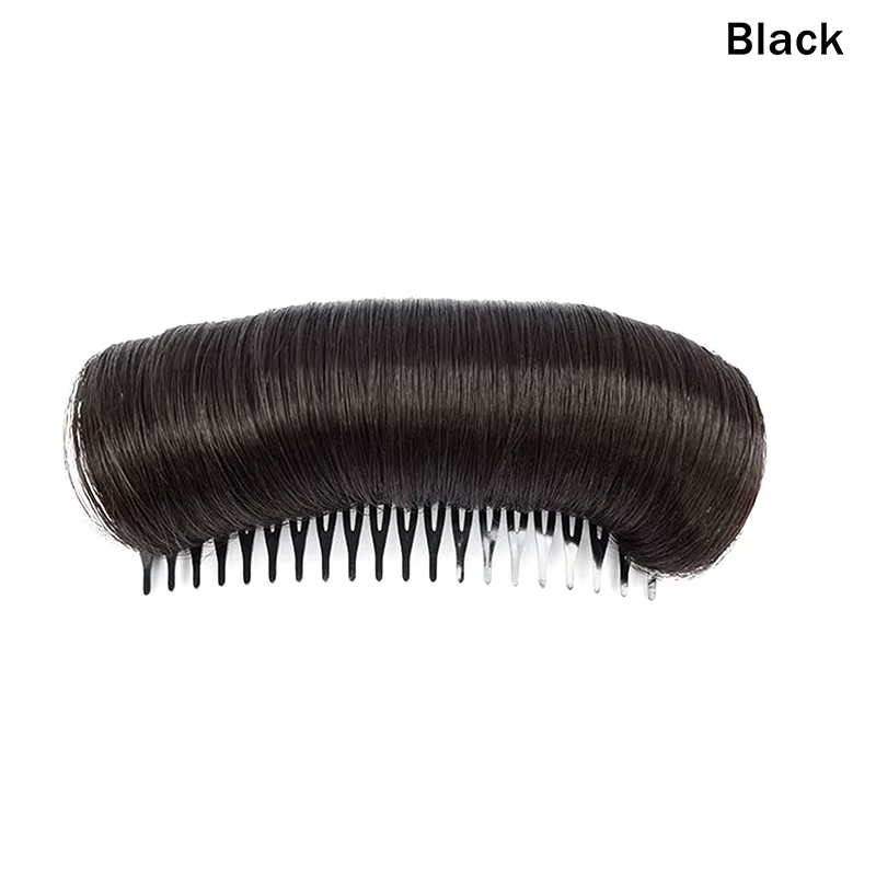 Coussin volumisant pour cheveux, avec peigne intégré, invisible, pour racines de cheveux, rehausseur