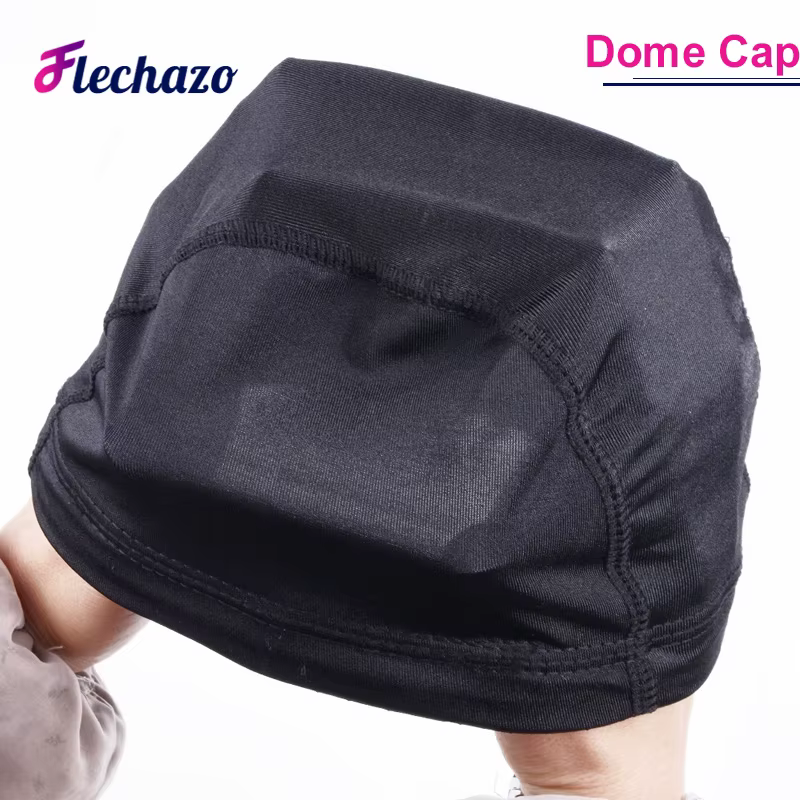Bonnets de perruque sans colle pour femmes, 3 pièces, bonnet de perruque en maille noire pour la fab