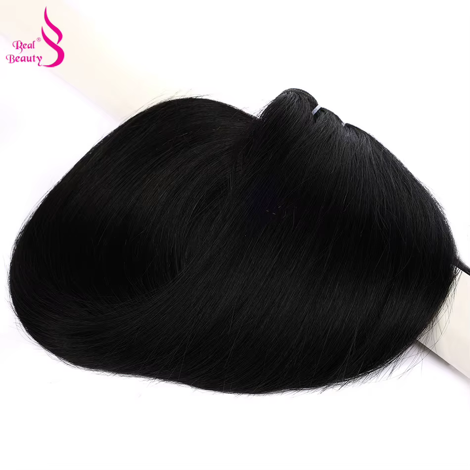 Tissage en lot brésilien Remy naturel Balayage blond cendré, Extensions de cheveux, Double trame, 10