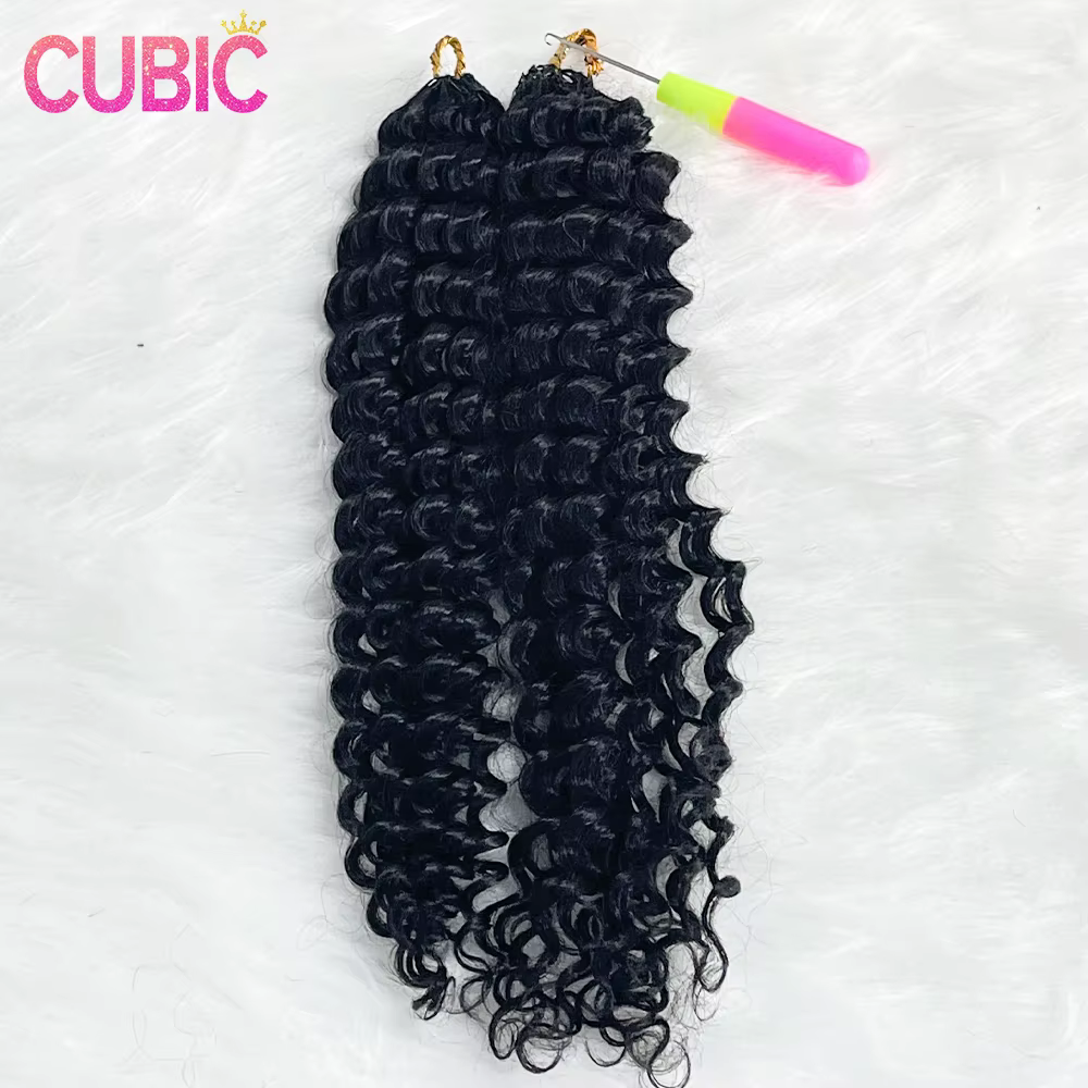Extensions de tresses au crochet en cheveux humains vierges bruts, bouclés crépus style bohème, pré-