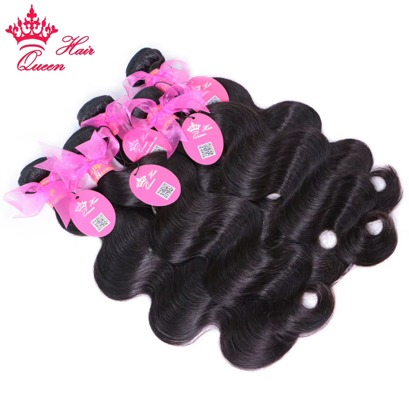 Queen Hair Body Wave Bundles With Real HD Invisible Lace Closure Frontal 4x4 5x5 6x6 13x4 13x6 100%