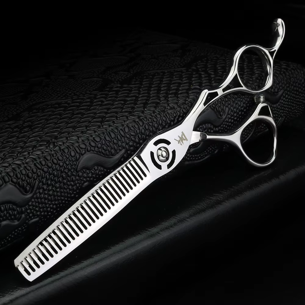 XUANFENG – ciseaux à manche creux de 6 pouces, ciseaux de coupe de coiffeur et ciseaux fins en acier