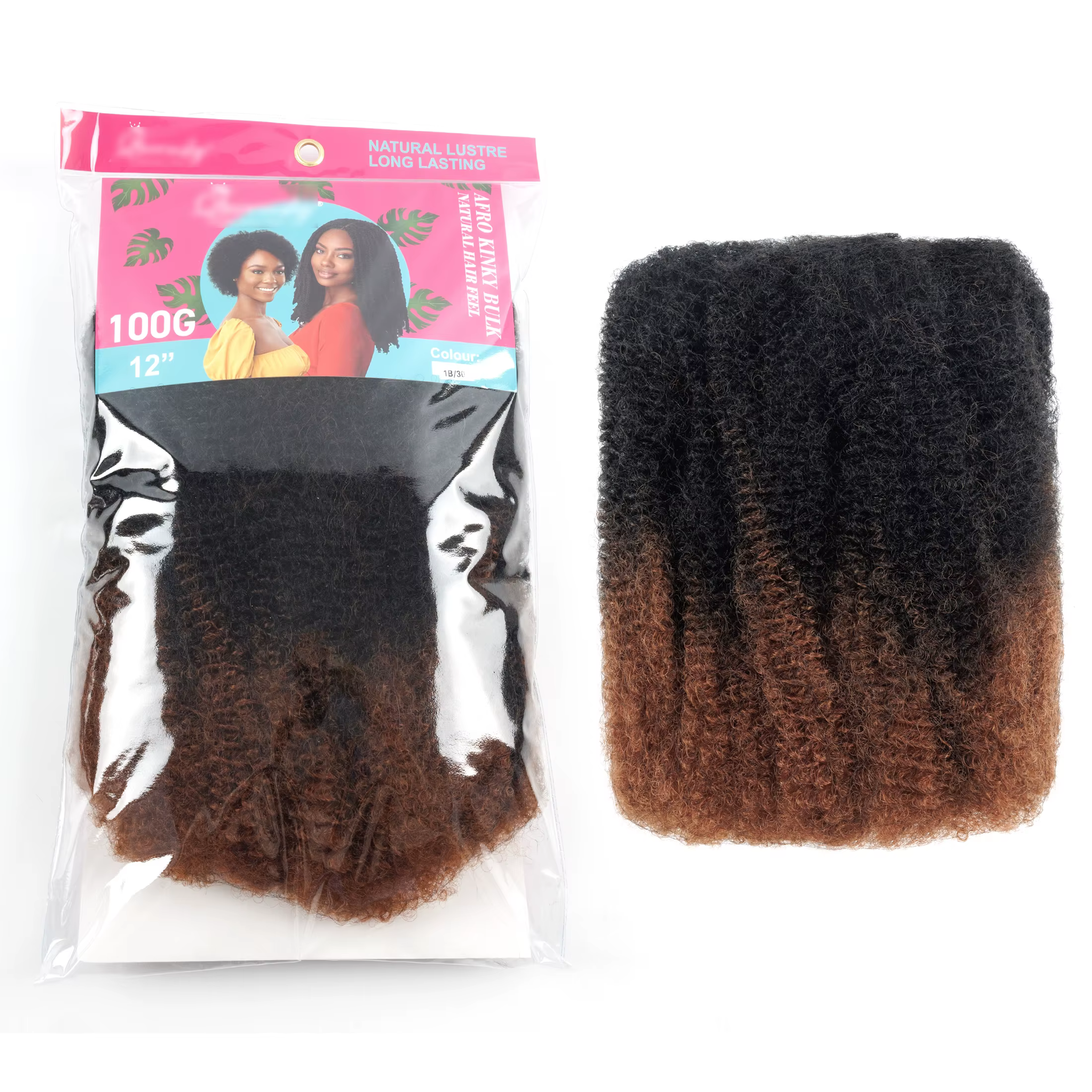 Prix de gros – Lots de cheveux bouclés afro crépus en vrac, extensions capillaires pour tressage et 