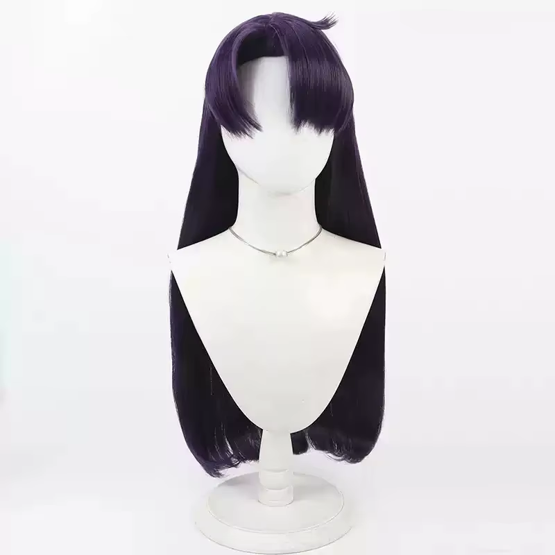 Perruque de Cosplay Anime marin Mars Hino Rei, cheveux synthétiques longs et lisses de 70CM, violet