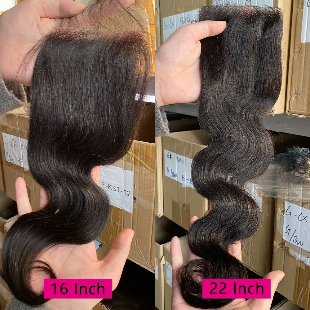 Body Wave Closure Human Hair 4x4 Closure Cheveux Humain Burmese Hair Frontale Cheveux Humain For Wom