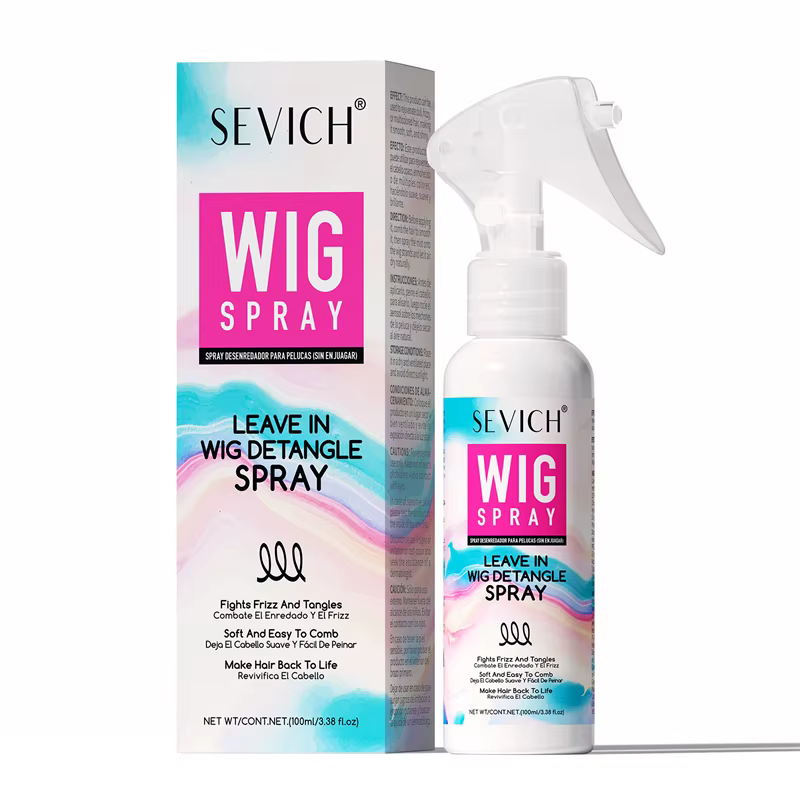 Spray de soin hydratant pour perruque, 100ml, kératine, doux, lisse, frisottis, réparation endommagé