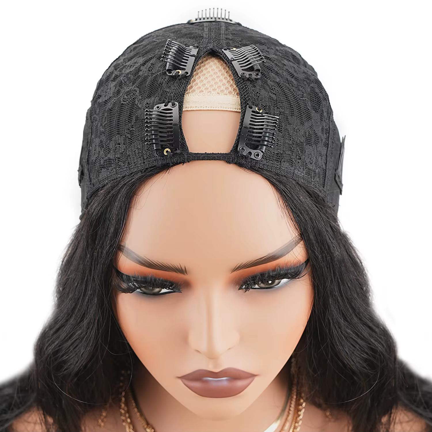 Perruque en cheveux humains U Part V Part Body Wave, densité 200, version améliorée, 30 32 pouces, c