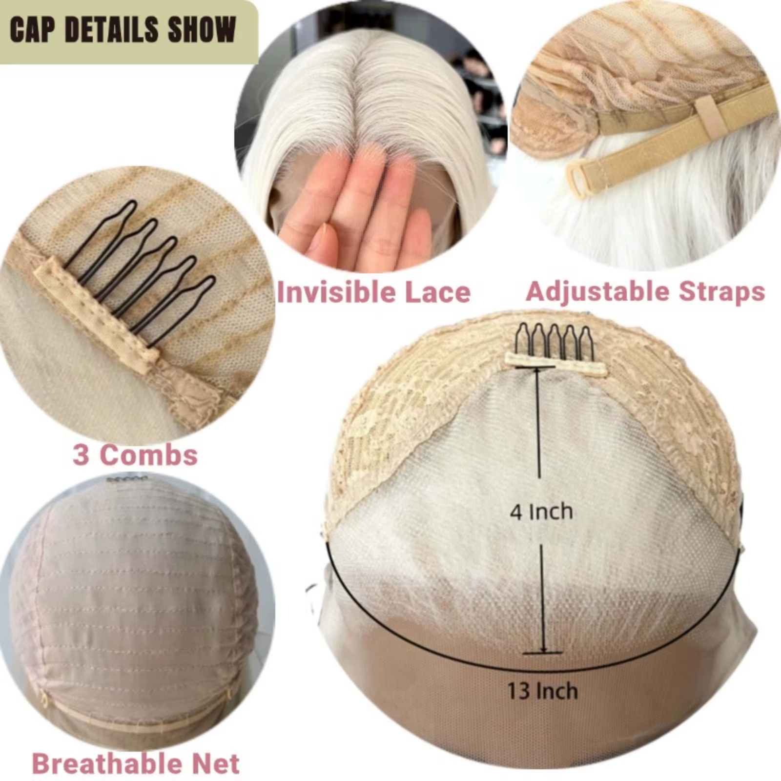 Perruque Lace Front Wig Synthétique Bouclée Naturelle pour Femme, Cheveux Longs et Ondulés, Blond Pl