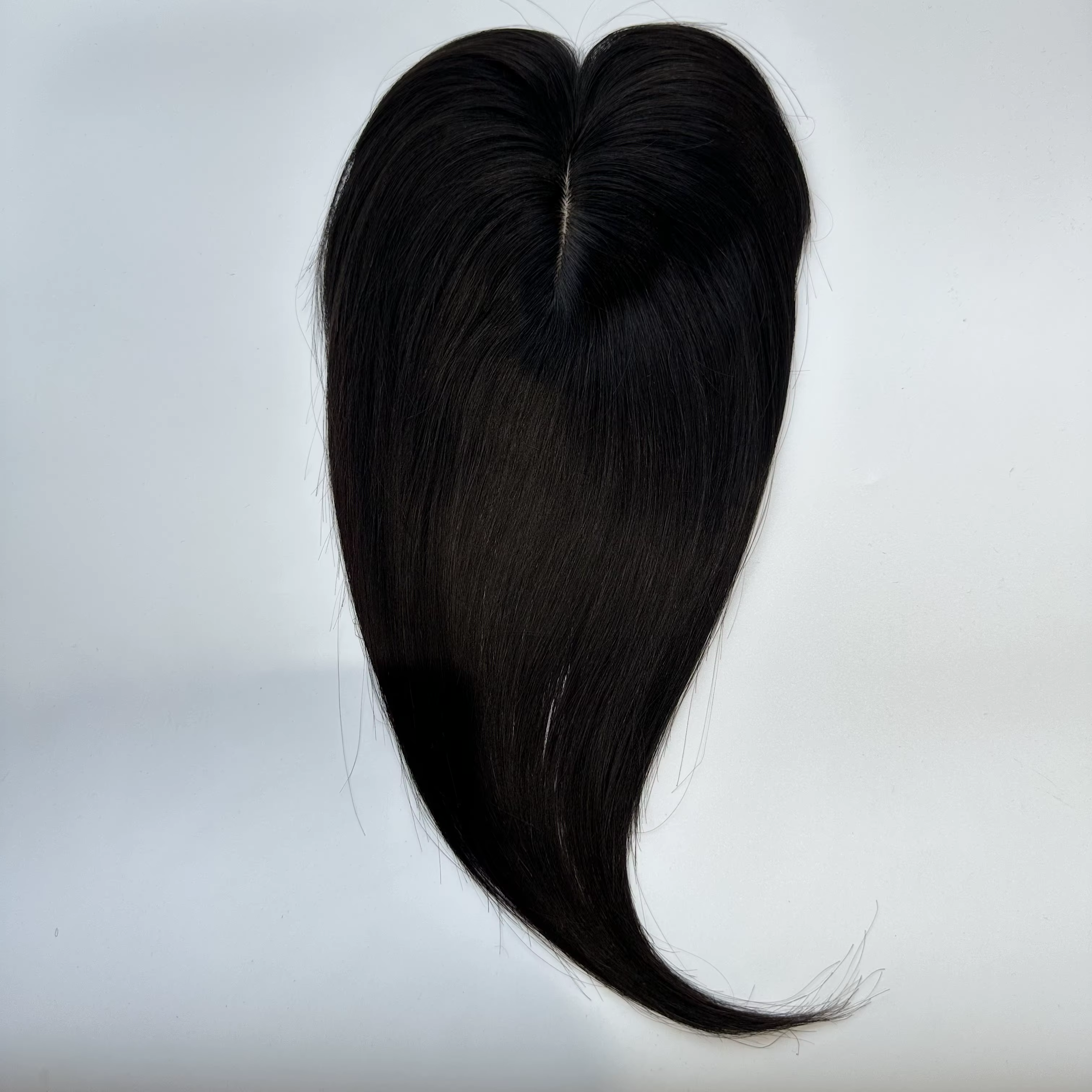 Pince volumisante faite à la Machine dans les postiches de cheveux humains pour femmes, postiche 12x
