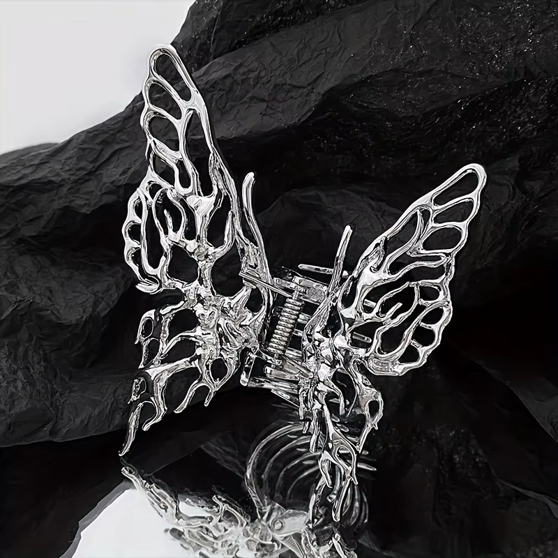 Pinces à cheveux papillon, grandes pinces à cheveux pour cheveux épais, barrettes à cheveux géométri