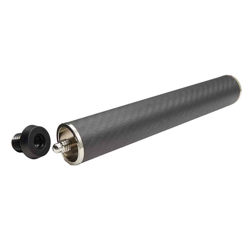Fury – Extension de queue de billard en Fiber de carbone, avec pare-chocs, accessoires de billard, l