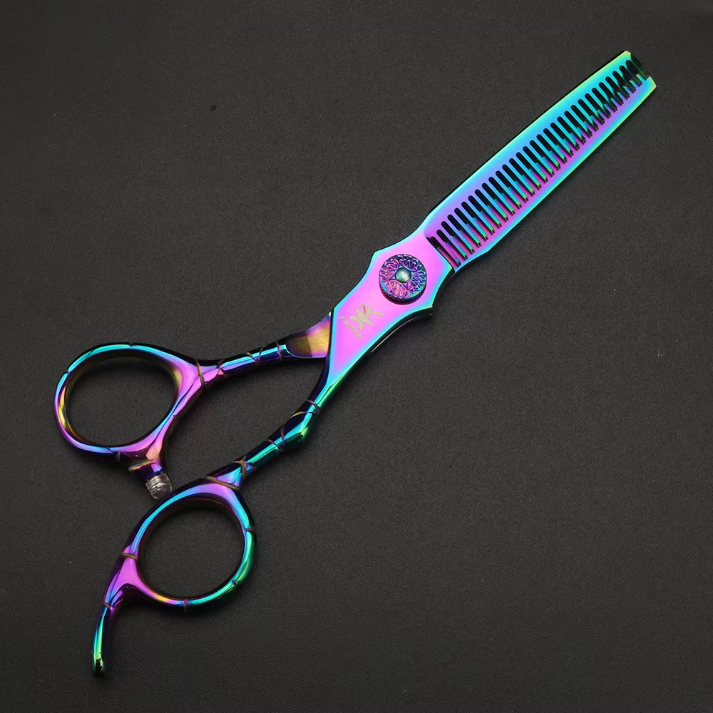 XUANFENG – ciseaux à cheveux à poignée musculaire, ciseaux de coupe et ciseaux amincissants de coule