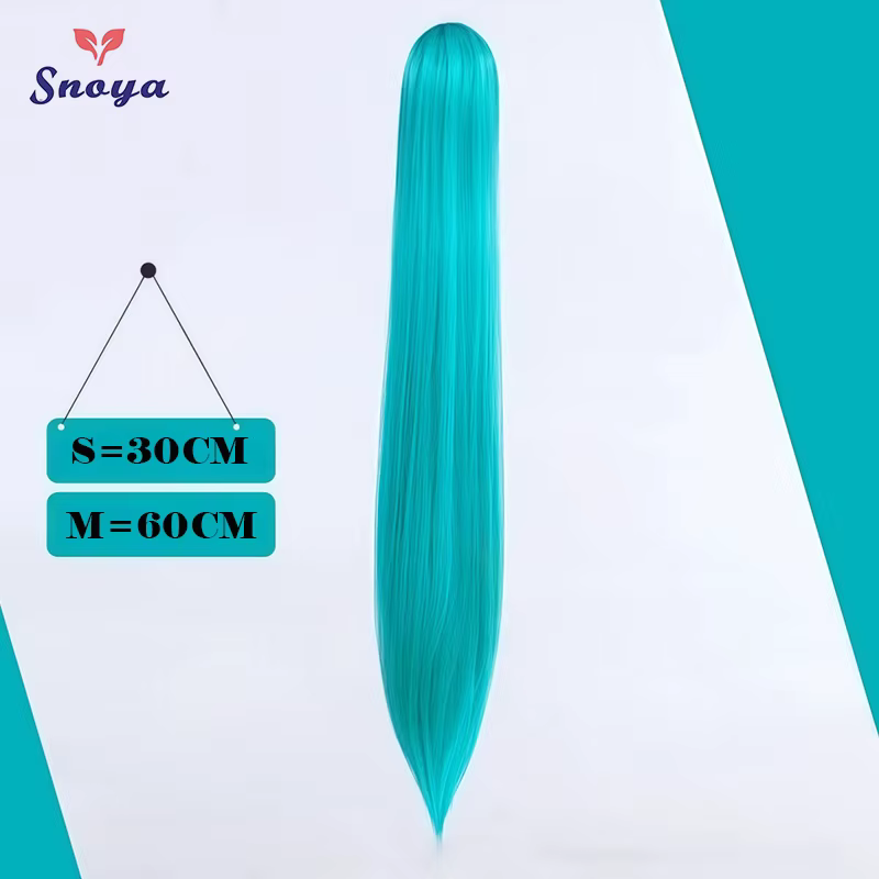 Snoya 60 cm/30 cm synthétique polyvalent longue droite pince à griffes extensions de queue de cheval