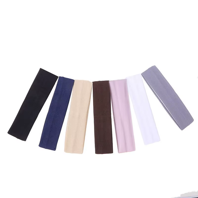 7 pièces bandeaux de sport élastiques pour femmes bandeaux extensibles de couleur bonbon bandeaux de