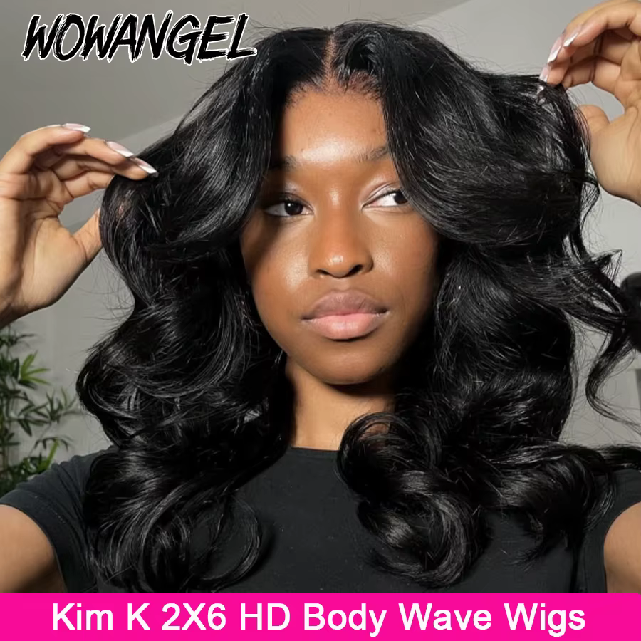Wow Angel-Perruque de Cheveux Naturels Ondulés pour Femme, avec Fermeture en Dentelle Suisse, Partie