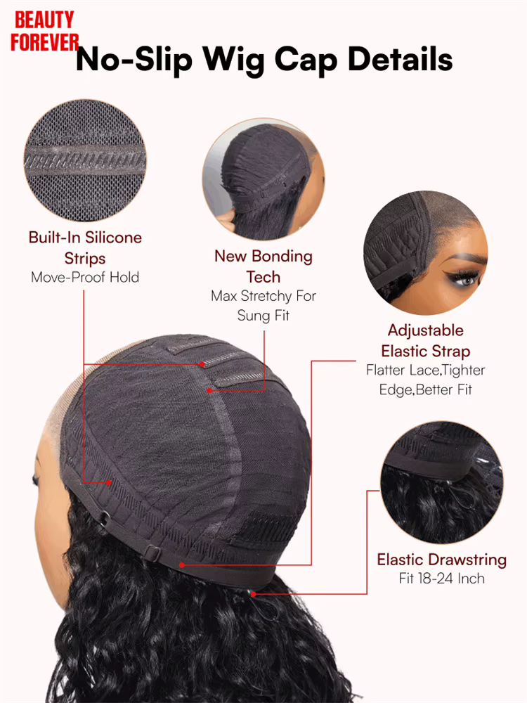 Perruque en cheveux humains Beauty Forever Bye Bye Slip Golden Brown sans colle 7x5 avec dentelle pr