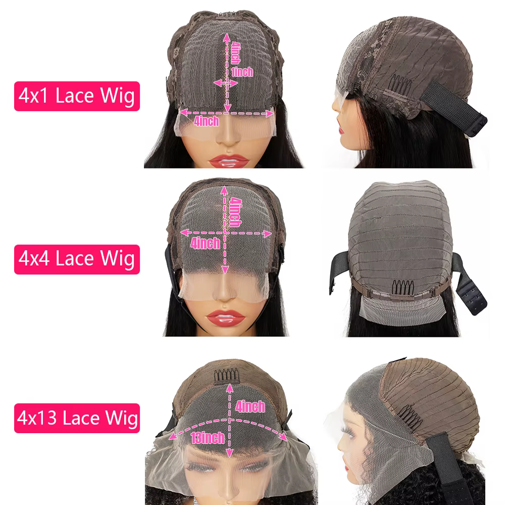 Perruque Lace Frontal Wig Remy indienne lisse, cheveux humains, 30 pouces, 13x4, pre-plucked, 4x4, d