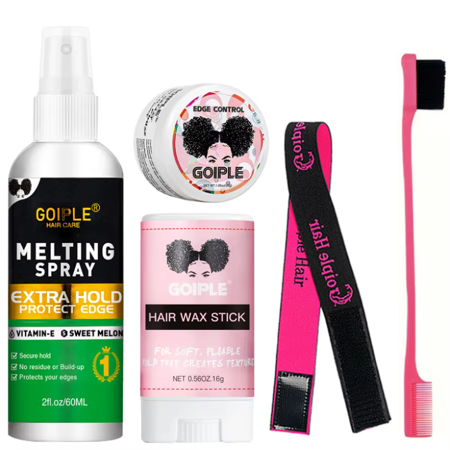 GOIPLE-Produits de coiffage pour perruque en dentelle pour débutants, finition longue durée, anciers