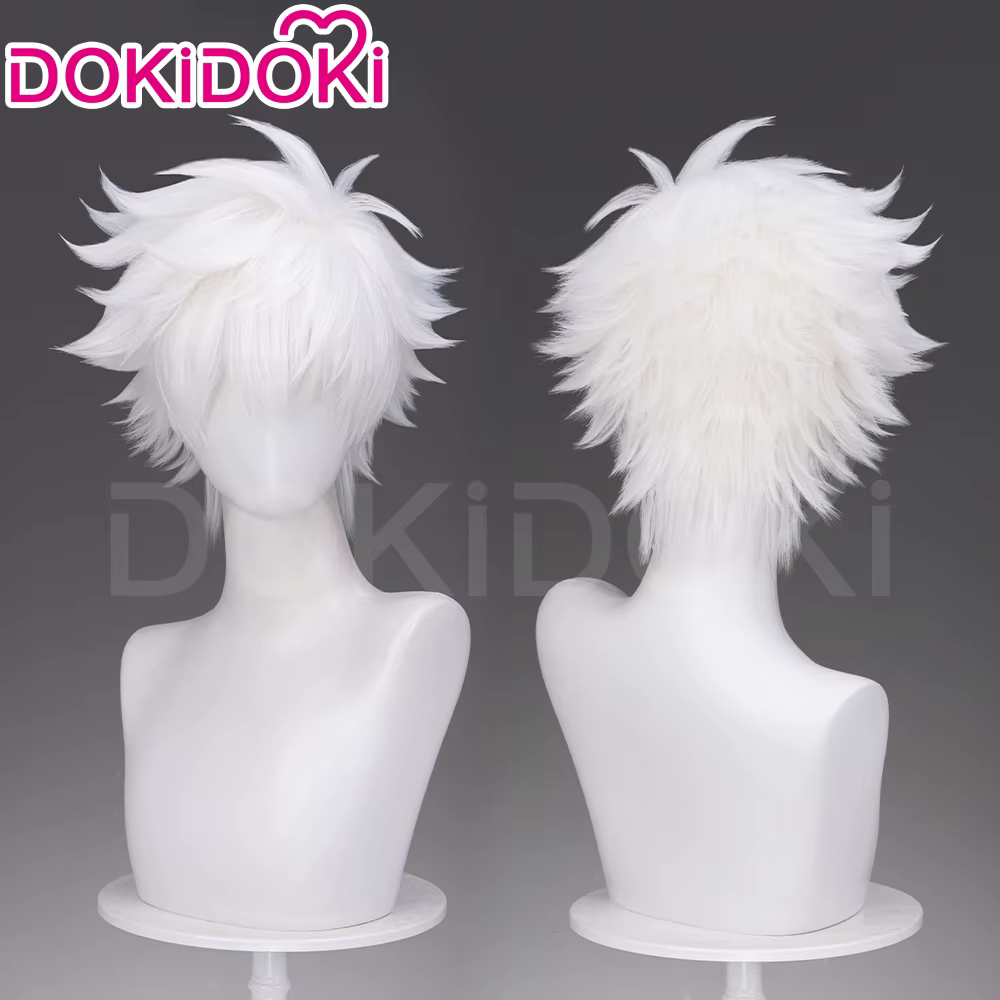 EN STOCK Lu Guang Charles Cheng Xiaoshi perruque Anime lien clic Cosplay DokiDoki hommes blanc perru