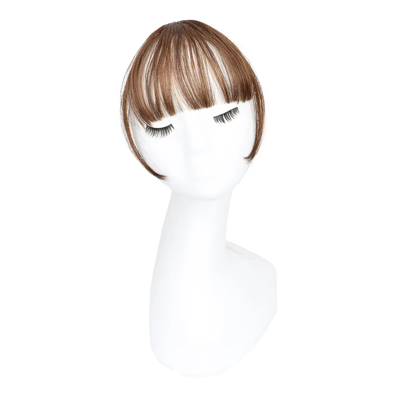 Extension capillaire synthétique fausse frange d'air Invisible, postiche à franges avant, accessoire
