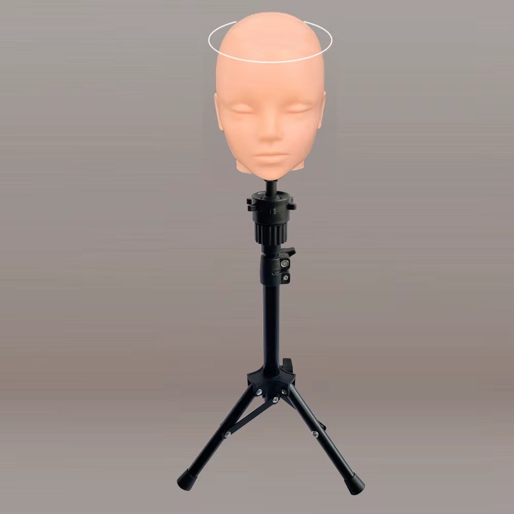 Perruque tête modèle Mannequin factice perruque lunettes chapeau présentoir support postiches suppor