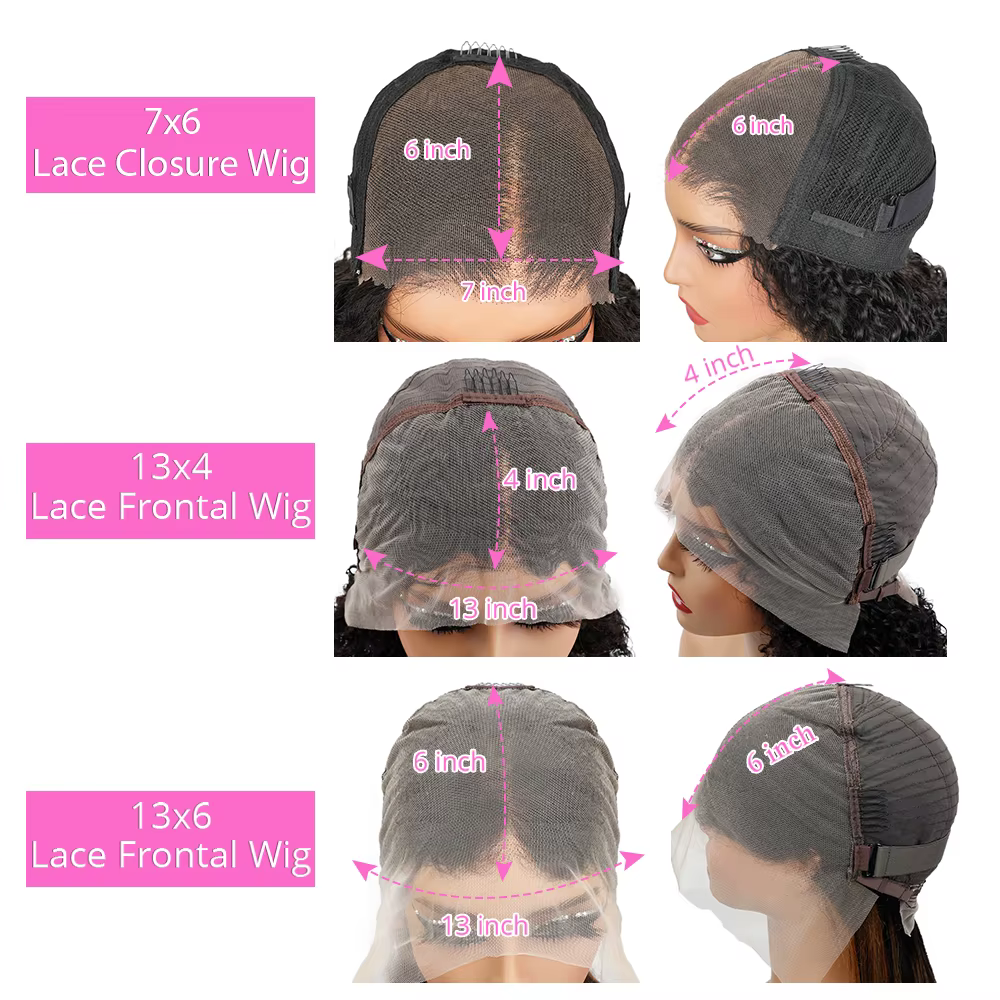 Perruque bouclée birmane sans colle, en cheveux humains, avec pointes spirales, dentelle HD 7x6 pré-