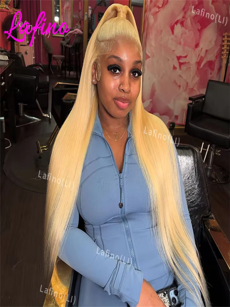 Blonde 613 Hd 13x6 dentelle frontale perruques 613 dentelle avant perruques de cheveux humains pour 