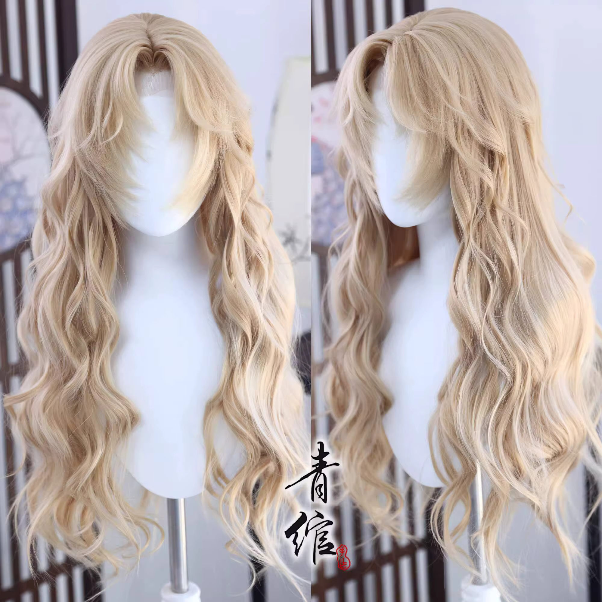 Vermouth Berumotto style perruque Cosplay Kudou Shinichi Mouri Ran femmes cheveux longs bouclés pers