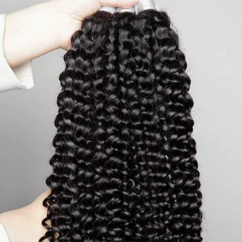 Tressage humain cheveux vague d'eau profonde en vrac 110g 2 paquets de cheveux humains en vrac pour 