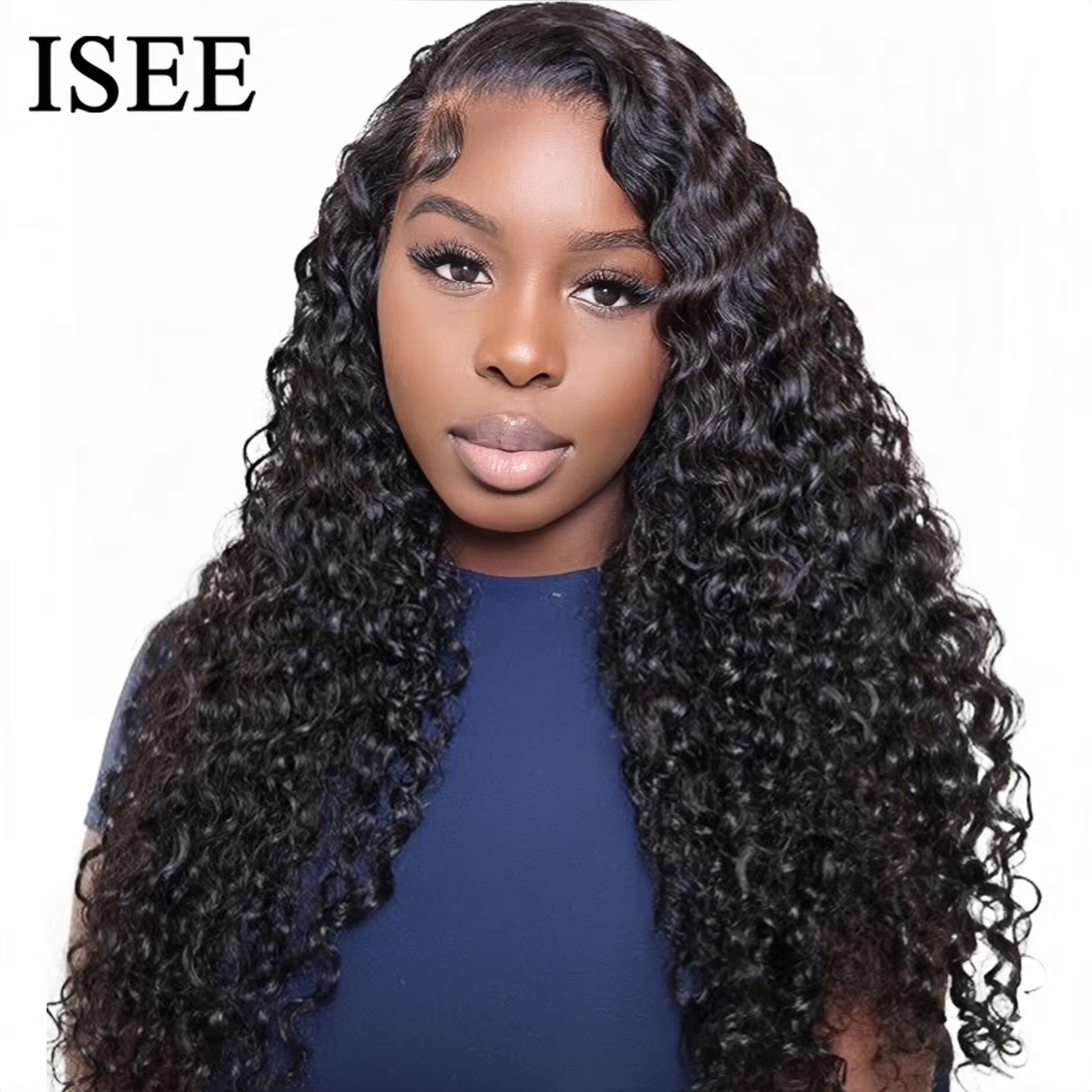 ISEE HAIR perruque brésilienne vague d'eau 13x6 HD dentelle frontale perruque pour les femmes 13x4 d