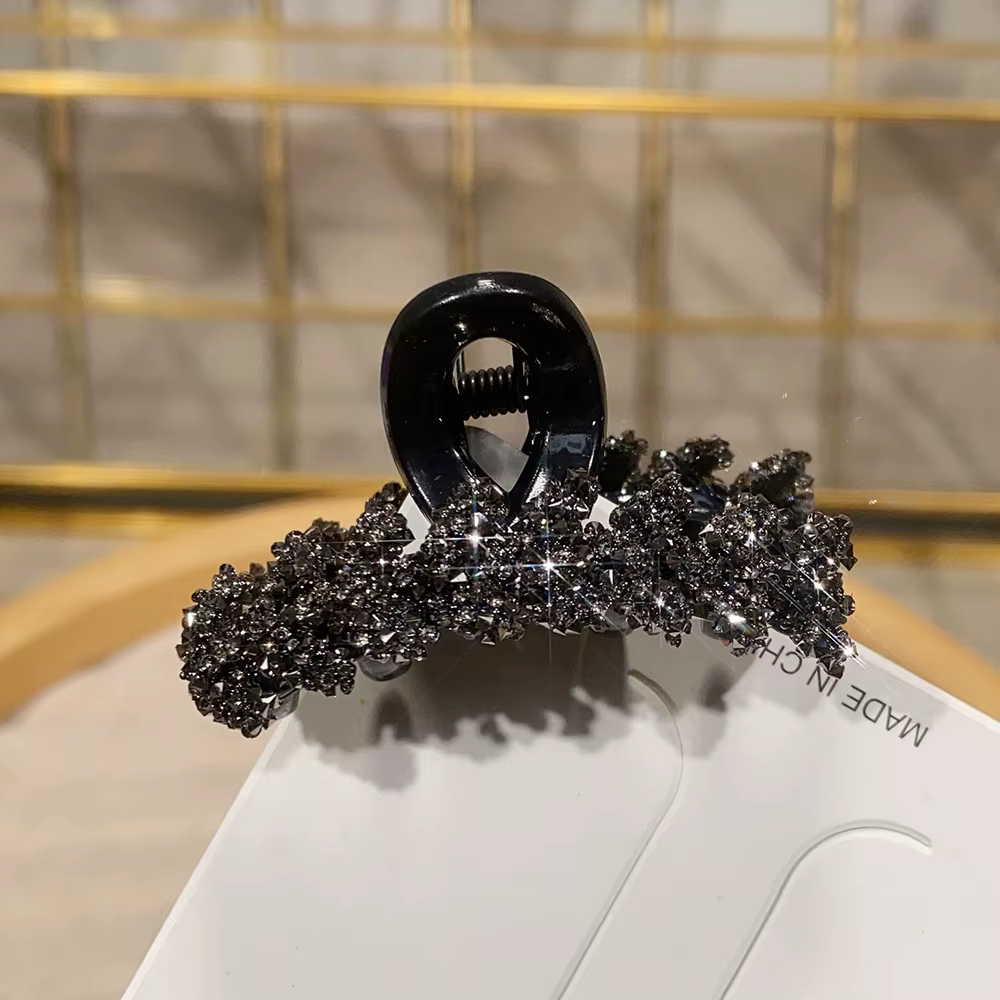 Petite pince à cheveux brillante scintillante pour femmes et filles, pince latérale, frange frontale