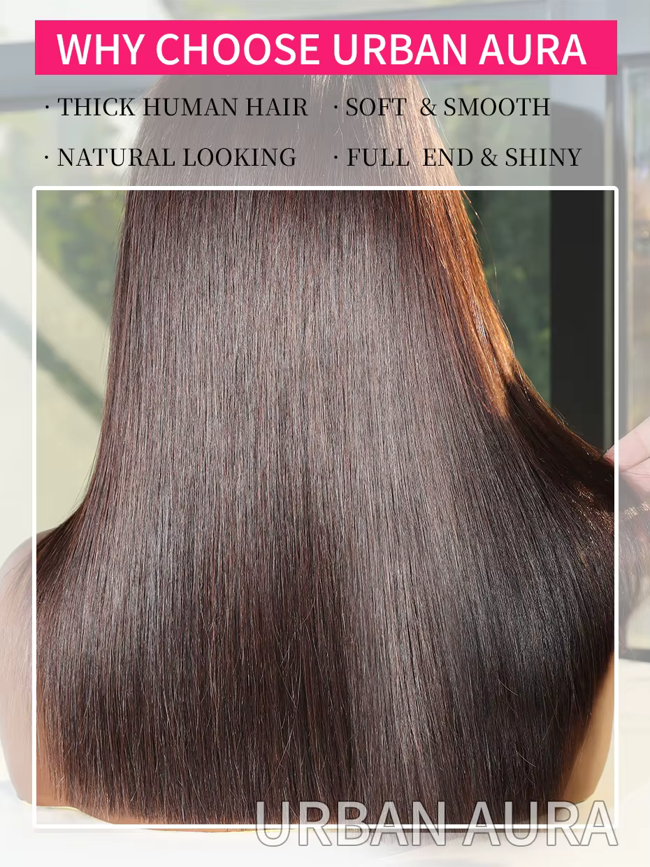 Perruque Bob 5x5 Double Drawn 100% Cheveux Humains, Perruque Lace Front Sans Colle # 2 Perruques en