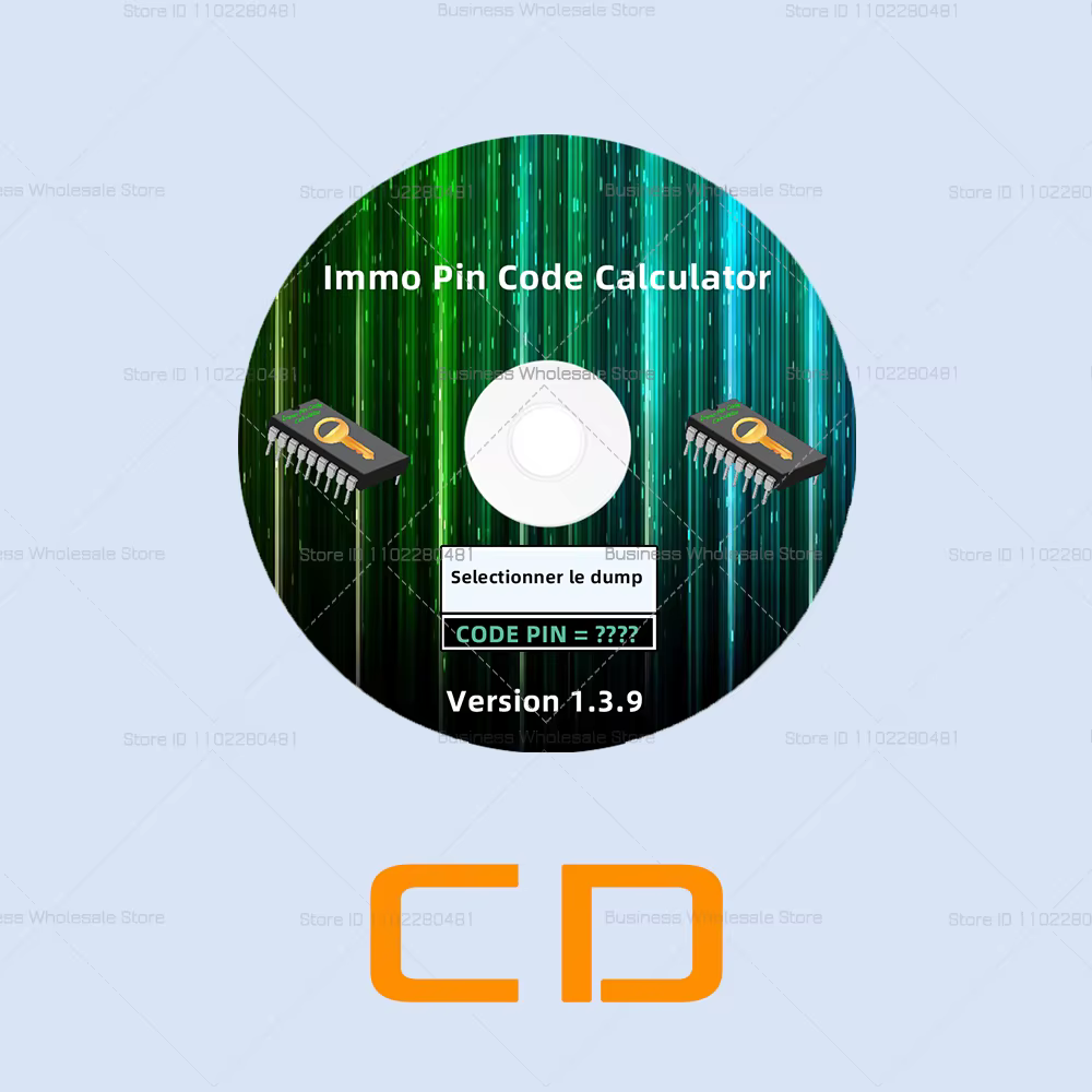 Calculatrice de codage Calculatrice IMMO PIN CODE V1.3.9 keygen Outils de réparation automobile Logi