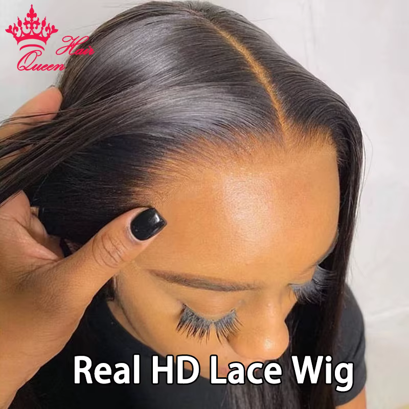 Invisible HD Transparent Lace Wigs 13x6 Lace Front Wig Brazilian Straight Lace Front Virgin Human Ra