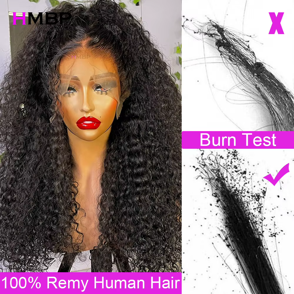 Wear And Go Full Lace perruques 100% cheveux humains crépus bouclés sans colle 360 Hd brésilien Tran