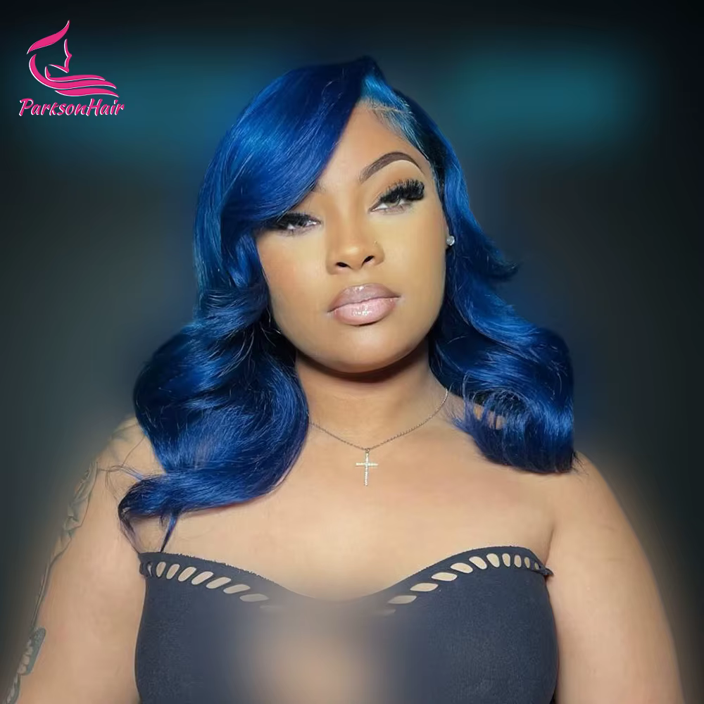 Blue Wear Go Glueless Wig, 613 Colored, 13x4 HD Lace Frmetals Wig, Ready To Go, Human Hair, 4x4 HD G