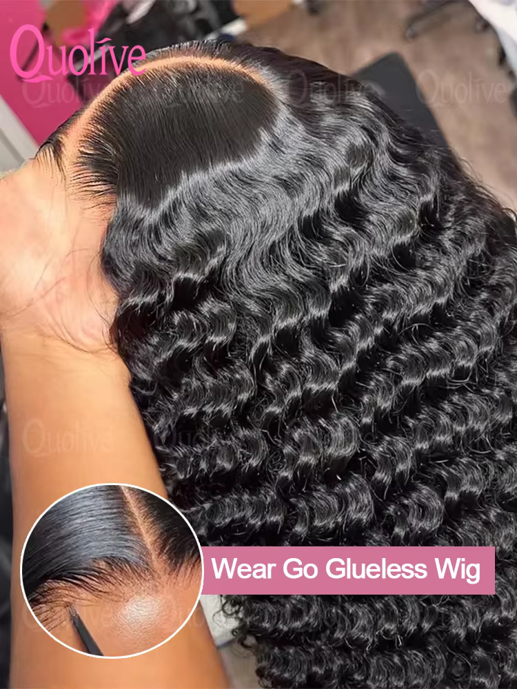 Perruque sans colle ondulée cheveux humains bouclés 13x6 13x4 Hd perruque frontale 200% 40 pouces pe