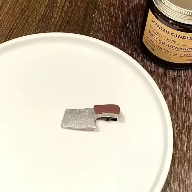 Pinces à cheveux couteau d'émulation, nouvelle ampoule créative et amusante, épingles à cheveux, pin