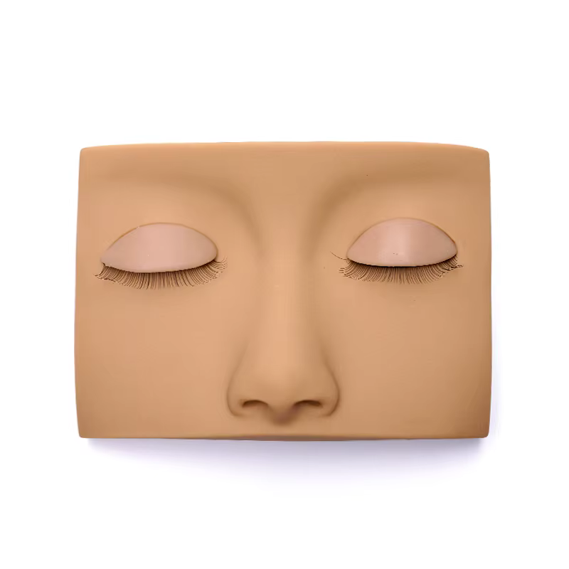 Tête de Mannequin pour Extension de cils, accessoires de maquillage avec yeux amovibles, faux cils,