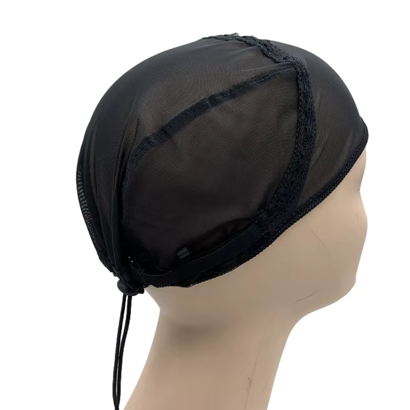 IRUIBEAUTY – bonnet de perruque demi-réglable en Nylon 3/4, 1 pièce, avec cordon de serrage, en Span