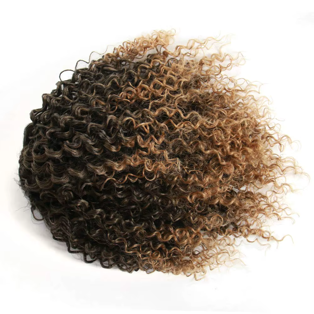 Synthétique court Afro crépus bouclés queue de cheval morceau de cheveux pour afro-américain queue d