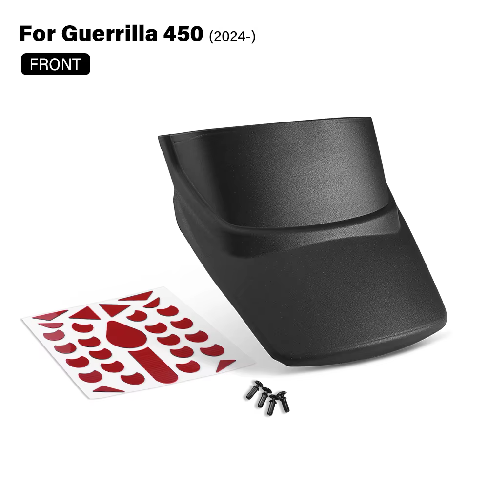 2025 Guerrilla 450 Moto Garde Boue Extension Couverture Avant/Arrière Roue Fender Extender Splash Gu