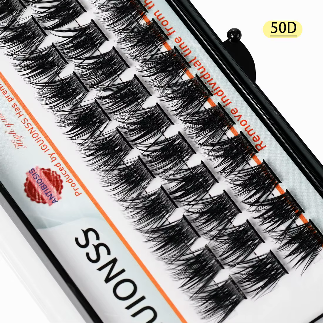 IGUIONSS – faux-cils segmentés, Extension de cils individuels naturels, outils de maquillage, doux e